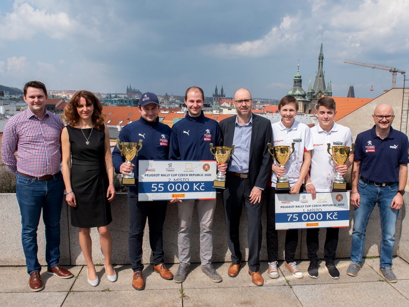 Vyhlášení vítězů Peugeot Rally Cupu 2020